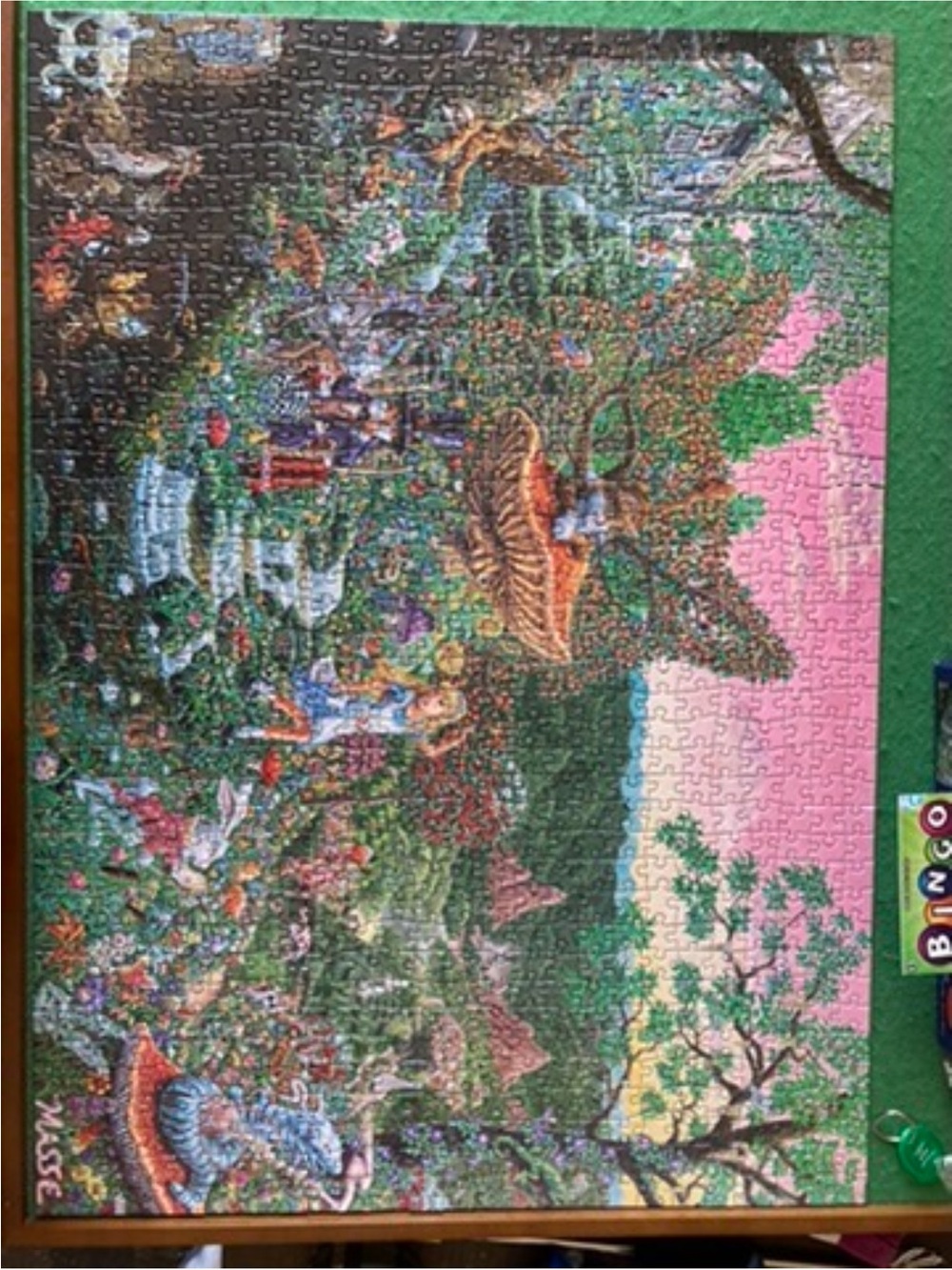 Peter Pauper Press Wonderland 1000-Piece Jigsaw Puzzle - Multicolor - Picture 2 of 3
